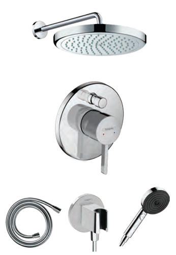 חבילת רחצה HANSGROHE אינטרפוץ 4 דרך 