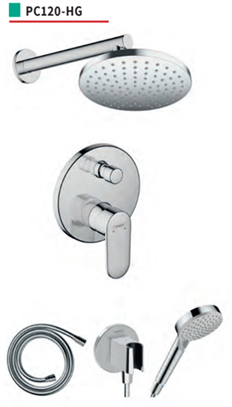 חבילת אינטרפוץ 4 דרך HANSGROHE דגם PC120-HG