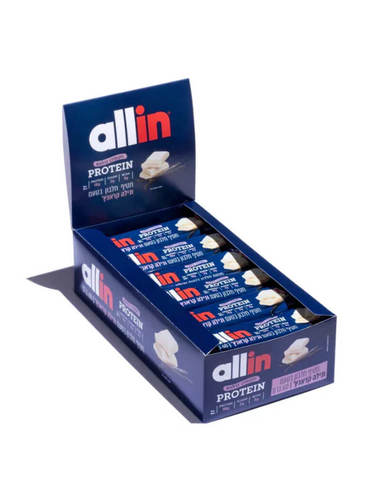 ALL IN חטיף חלבון בטעם ונילה קראנץ' 60 גרם
