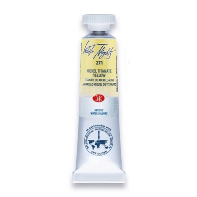 צבע מים שפורפרת 10 מל White Nights -Nickel Titanate Yellow 271