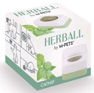 אפמט כדור קטניפ לחתולים נדבק לקיר - M-pets Herball Catnip