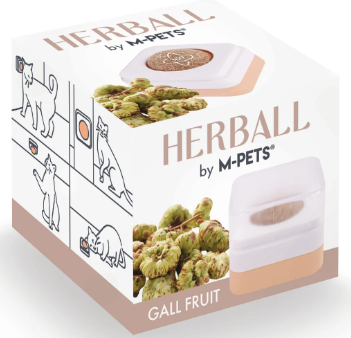אפמט כדור קטניפ לחתולים נדבק לקיר - M-pets Herball Gall Fruit