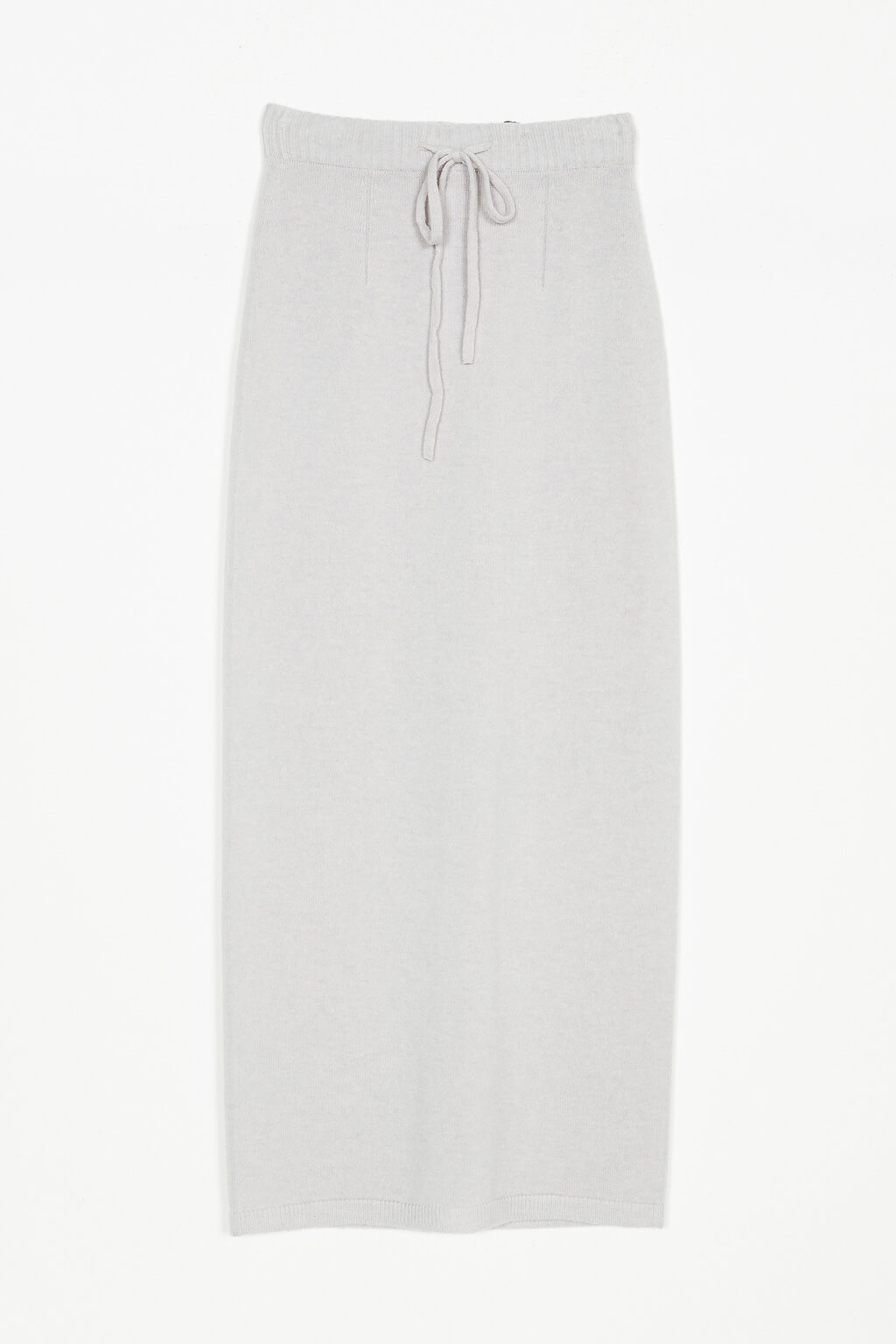 KNITTED SKIRT LIGHT GREY  
