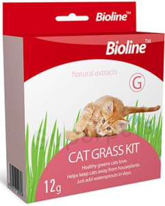ביוליין ערכת קט גראס דשא לחתולים 12 גרם -  Bioline Catgrass Kit