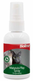 ביוליין תרסיס מטאטאבי לחתולים 50 מ"ל - Bioline Matatabi Play Spray