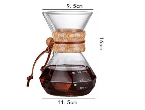 CHEMEX - קנקנן מזיגה ידני Pour Over + מטחנת קפה ידנית - SO 38 + תערובת הבית רוסטר הוק 