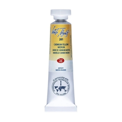 צבע מים שפורפרת 10 מל White Nights -Cadmium Yellow Medium 201