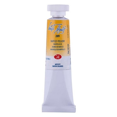 צבע מים שפורפרת 10 מל White Nights -Naples Yellow 209