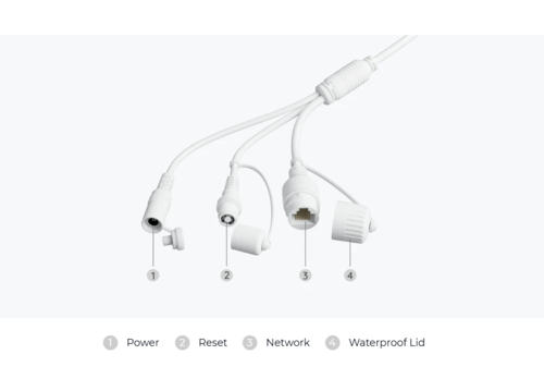 מצלמת PoE חכמה 4K עם זיהוי מתקדם והקלטת אודיו - Reolink P334