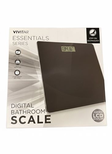 משקל אדם זכוכית VIVITAR צבע שחור PSV134BLK