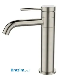 ברז נמוך לכיור רחצה KAG 24635 - ניקל מוברש