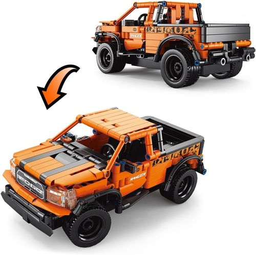 לגו ג'יפ איחוד הצלה + שלט רחוק אורות וצלילים