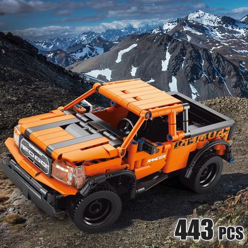 לגו ג'יפ איחוד הצלה + שלט רחוק אורות וצלילים