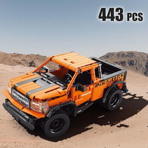 לגו ג'יפ איחוד הצלה + שלט רחוק אורות וצלילים