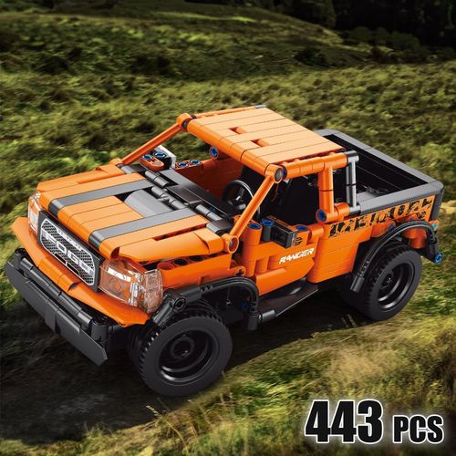 לגו ג'יפ איחוד הצלה + שלט רחוק אורות וצלילים