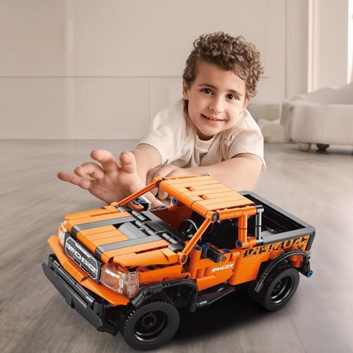 לגו ג'יפ איחוד הצלה + שלט רחוק אורות וצלילים