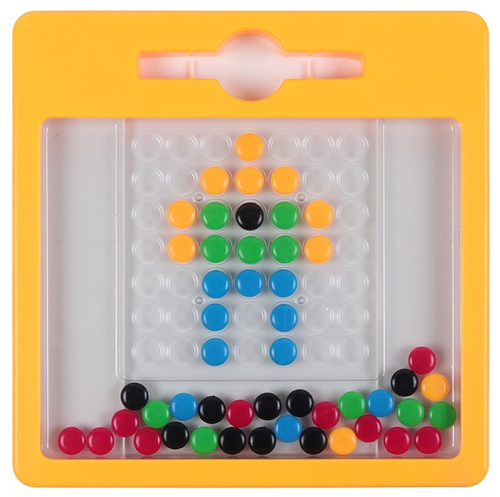 משחק לוח כפתורים מגנטי MAG PAD עם עט ו 7 כרטיסיות דו-צדדיות