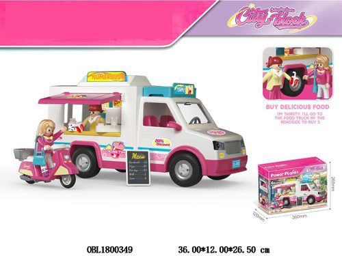 אוטו גלידה גדול עם אורות וצלילים POWER PLANET