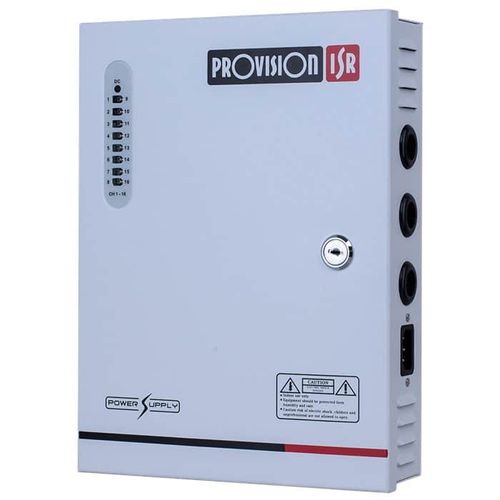 ספק כוח 12V 12Amp בעל 16 יציאות דגם PR-12A16CH מבית ProVision