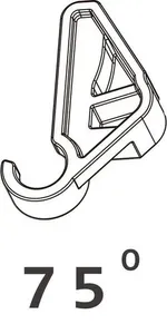 מגביל פתיחה 75 מעלות לקלפה SQ