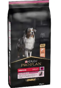 אוכל לכלבים פרו פלאן סלמון בוגר גזע בינוני עור רגיש 14 ק"ג