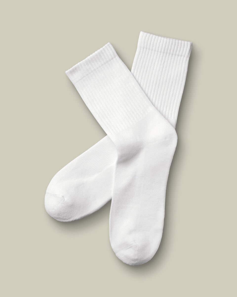 זוג גרביים Comfort Socks - White