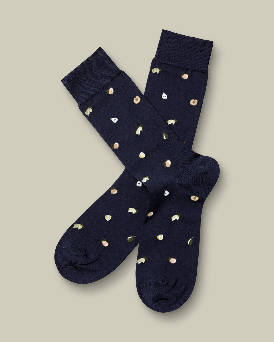 זוג גרביים Fruit Novelty Socks - Navy