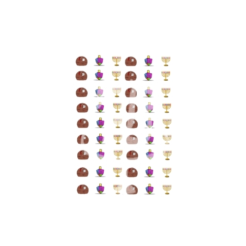 דף טרנספר לנשיקות - חנוכה 