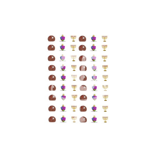 דף טרנספר לנשיקות - חנוכה 