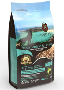 אמברוסיה ים תיכוני 5 ק"ג כלב גורים סרדין והרינג טורכיז