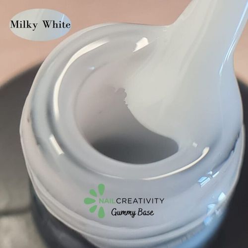 בייס ראבר מילקי וייט Milky White | נייל קריאטיביטי