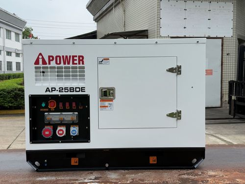 גנרטור דיזל מושתק קירור מים A-ipower מנוע Baudouin הספק 27KVA