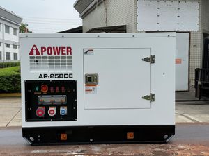 גנרטור דיזל מושתק קירור מים A-ipower מנוע Baudouin הספק 27KVA