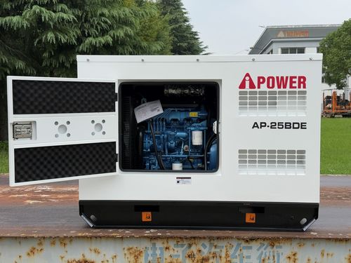 גנרטור דיזל מושתק קירור מים A-ipower מנוע Baudouin הספק 27KVA