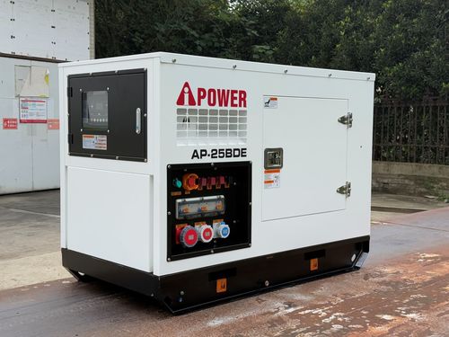 גנרטור דיזל מושתק קירור מים A-ipower מנוע Baudouin הספק 27KVA