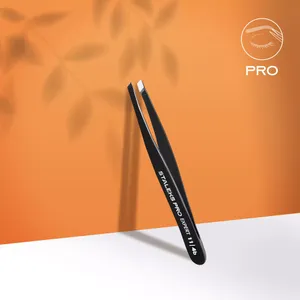 פינצטה לגבות שחורה EXPERT 11 TYPE 4b (צרה ומשופעת)