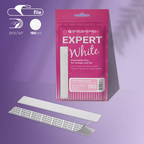פצירות חד-פעמיות עם שכבת ספוג רכה EXPERT 20 גריט 180 (30 יח')