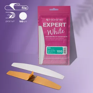 פצירות חד-פעמיות דקות חצי ירח EXPERT 42 גריט 100 (50 יח