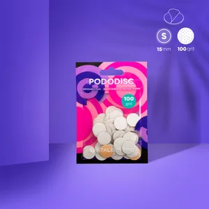 פצירות חד פעמיות לבנות לדיסק פדיקור PODODISC S EXPERT גריט 100 (50 יח