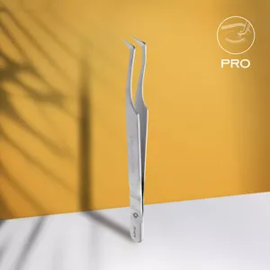 פינצטה מקצועית לריסים EXPERT 41 TYPE 6 (בצורת L, 75°)