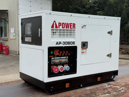 גנרטור דיזל מושתק קירור מים A-ipower מנוע Baudouin הספק 33KVA