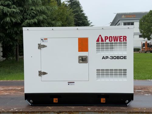 גנרטור דיזל מושתק קירור מים A-ipower מנוע Baudouin הספק 33KVA