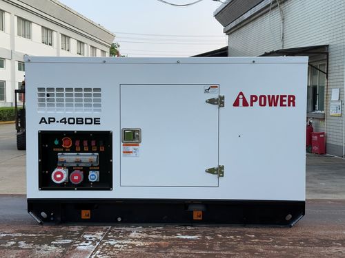 גנרטור דיזל מושתק קירור מים A-ipower מנוע Baudouin הספק 44KVA