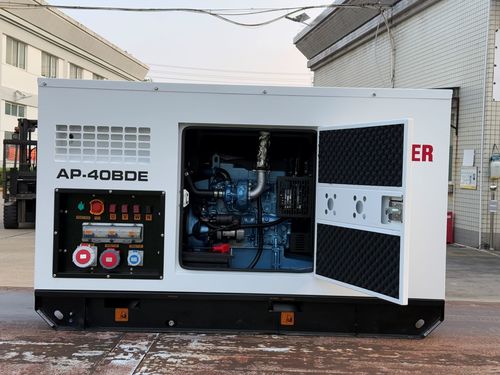 גנרטור דיזל מושתק קירור מים A-ipower מנוע Baudouin הספק 44KVA