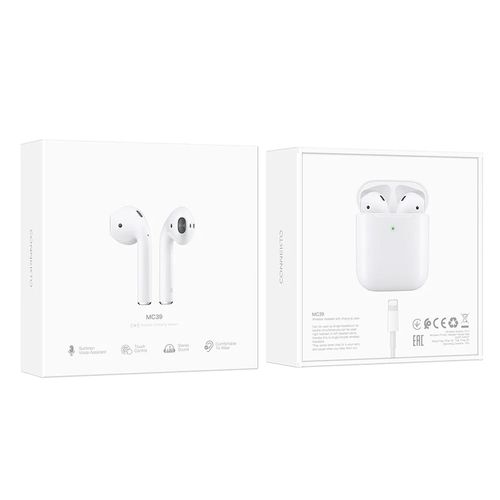 אוזניות אלחוטיות TWS  עם קייס טעינה CONNEKTO MC39
