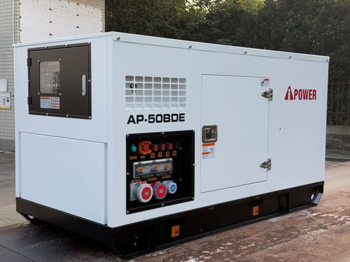 גנרטור דיזל מושתק קירור מים A-ipower מנוע Baudouin הספק 55KVA
