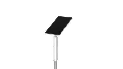 תאורת עמוד סולארית לגינה 2 מטר NEWTEC BRIGHT