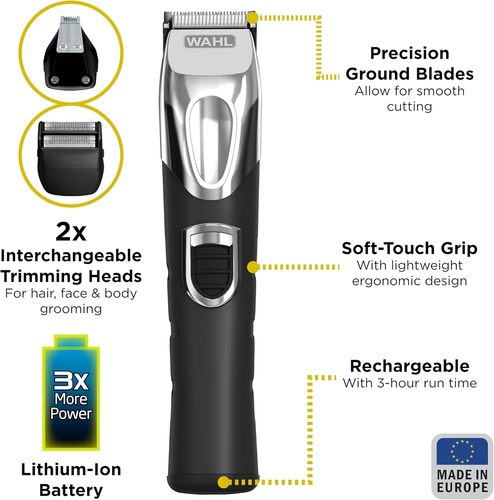 ערכת טיפוח רב תכליתית 4 ב-1 WAHL דגם 09854-616 GROOMING KIT