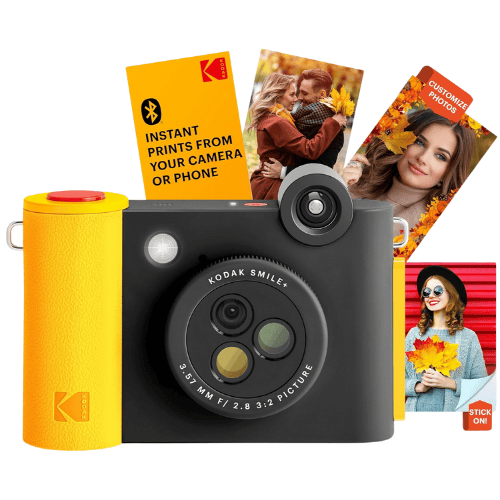 מצלמת אינסטנט קודאק צבע שחור Kodak Smile Plus
