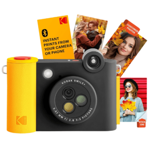 מצלמת אינסטנט קודאק צבע שחור Kodak Smile Plus